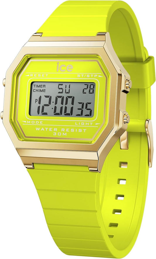 ICE-WATCH Ice Digit Retro, Reloj para Mujer con Correa de Plástico (Small)