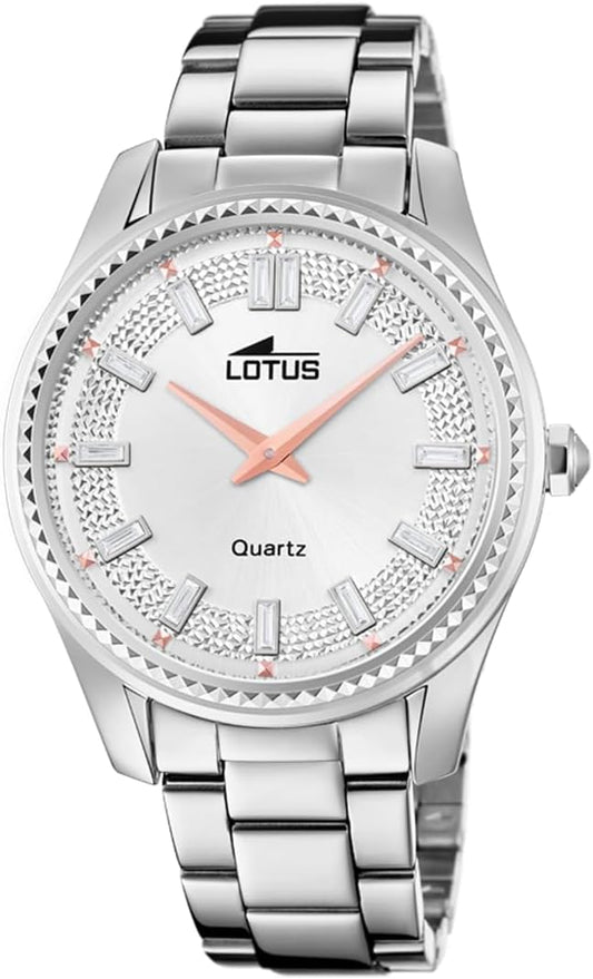 Reloj Lotus para Mujer 18898/1 Bliss Caja de Acero Inoxidable 316l Plateado Correa de Acero Inoxidable 316l Plateado