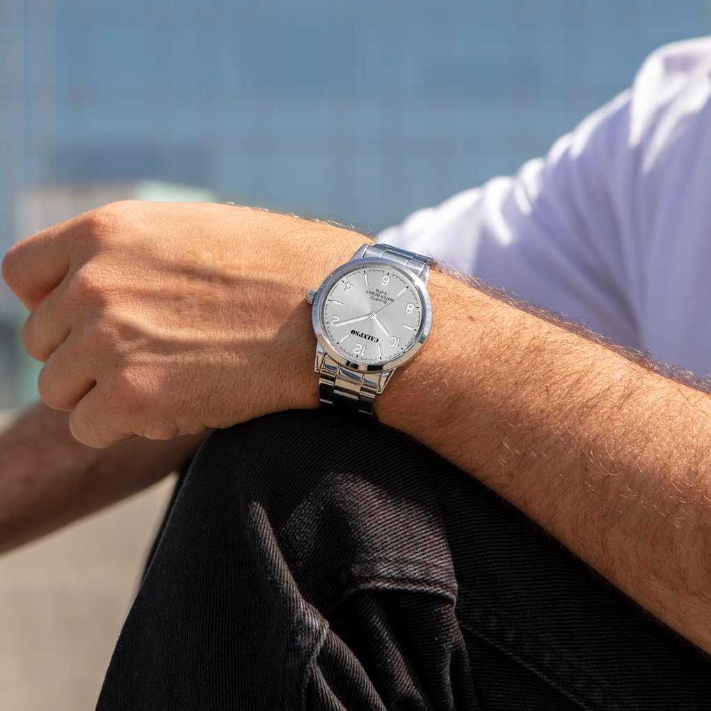 CALYPSO Reloj Hombre K5858/2 Basic Caja de Acero Inoxidable 316l Plateado