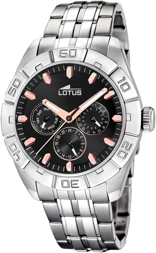 Reloj Lotus para Hombre 15814/C Special Prices Caja de Acero Inoxidable 316l Plateado Correa de Acero Inoxidable 316l Plateado
