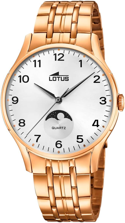 Lotus Reloj Hombre 18426/A Special Prices Caja de Acero Inoxidable 316l Oro Rosa Correa de Acero Inoxidable 316l Rosa