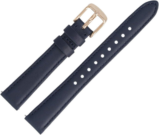 Fossil Correa de Reloj Pulsera 14mm Cuero Azul - ES-3843 | Lb-es3843