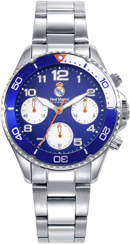 Viceroy Reloj Cronógrafo Cadete Oficial del Real Madrid Ref. 41144-35 – Estilo Deportivo con Caja de Acero y Resistencia al Agua 10 ATM