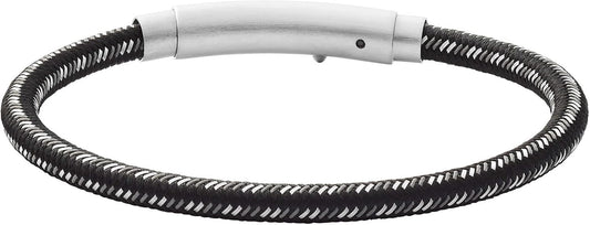 Skagen Pendler Pulsera para hombre de acero inoxidable o nylon con cierre de botón