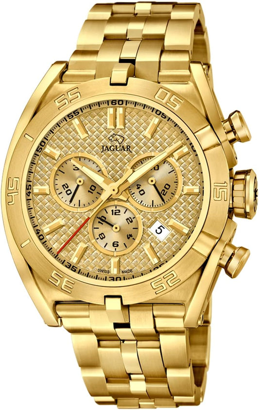 Reloj Jaguar para Hombre J853/2 Executive Caja de Acero Inoxidable 316l Dorado Correa de Acero Inoxidable 316l Dorado