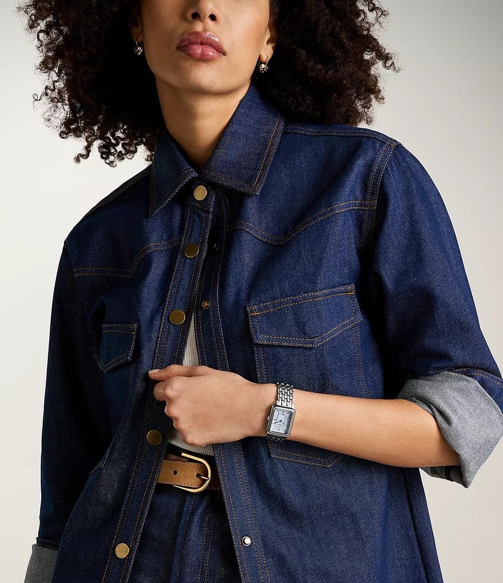 Fossil Reloj Analógico para Mujer'S de Cuarzo con Correa en Acero Inoxidable ES5402