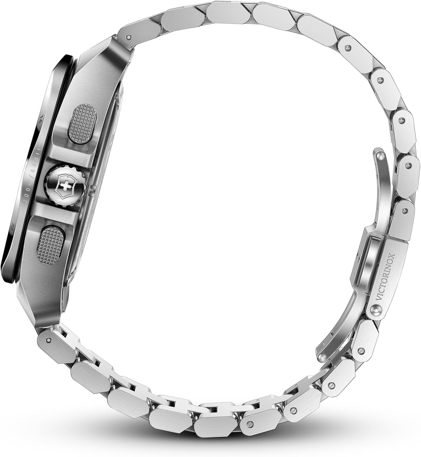 Victorinox I.N.O.X. Chrono Ø 43 mm Reloj de Pulsera de Hombre, Swiss Made, Cuarzo analógico, Sumergible hasta 200 m