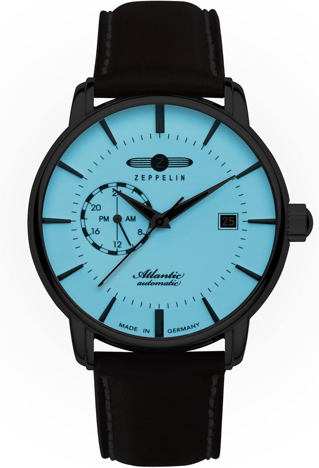 Zeppelin Atlantic Men's Automatic Analog Watch with Cowhide Bracelet 8470-5