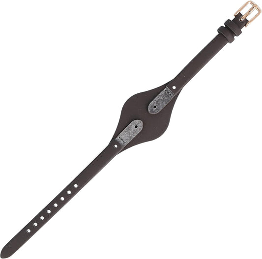 Fossil Correa de Reloj Pulsera 08mm Cuero Marrón - Es-3077 | Lb-es3077