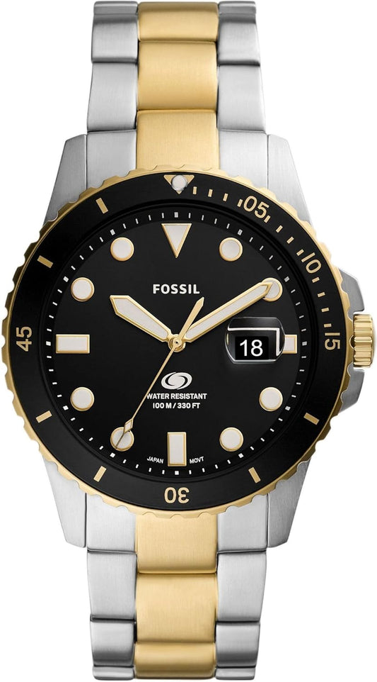 Fossil Reloj para Hombre Azul, Movimiento de Cuarzo