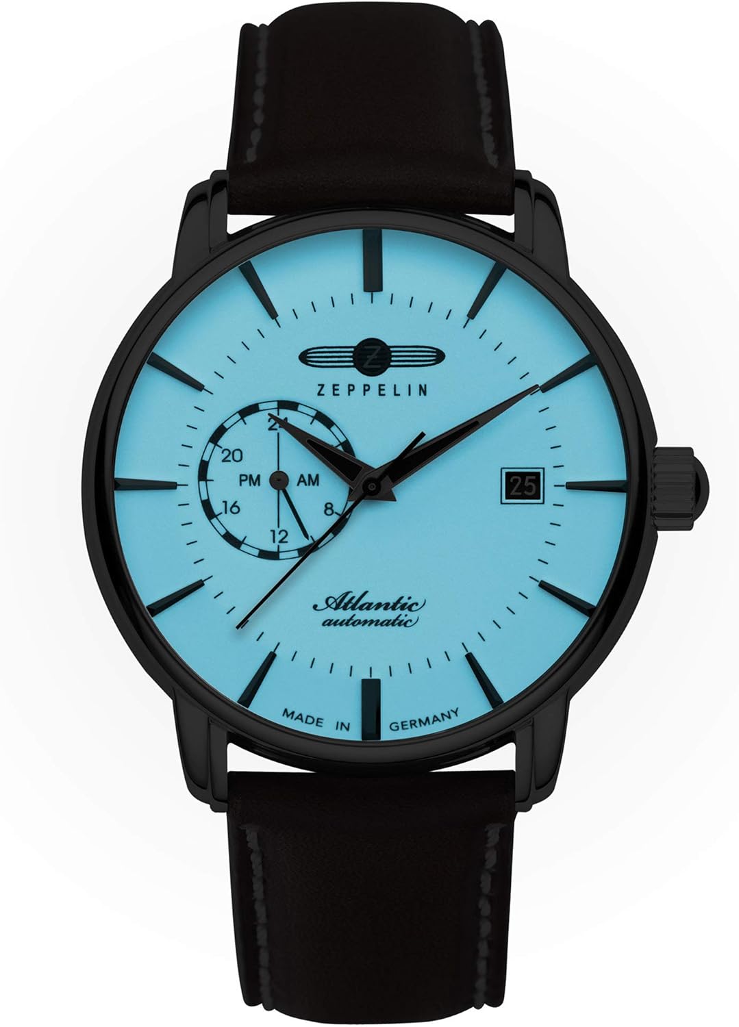 Zeppelin Atlantic Men's Automatic Analog Watch with Cowhide Bracelet 8470-5