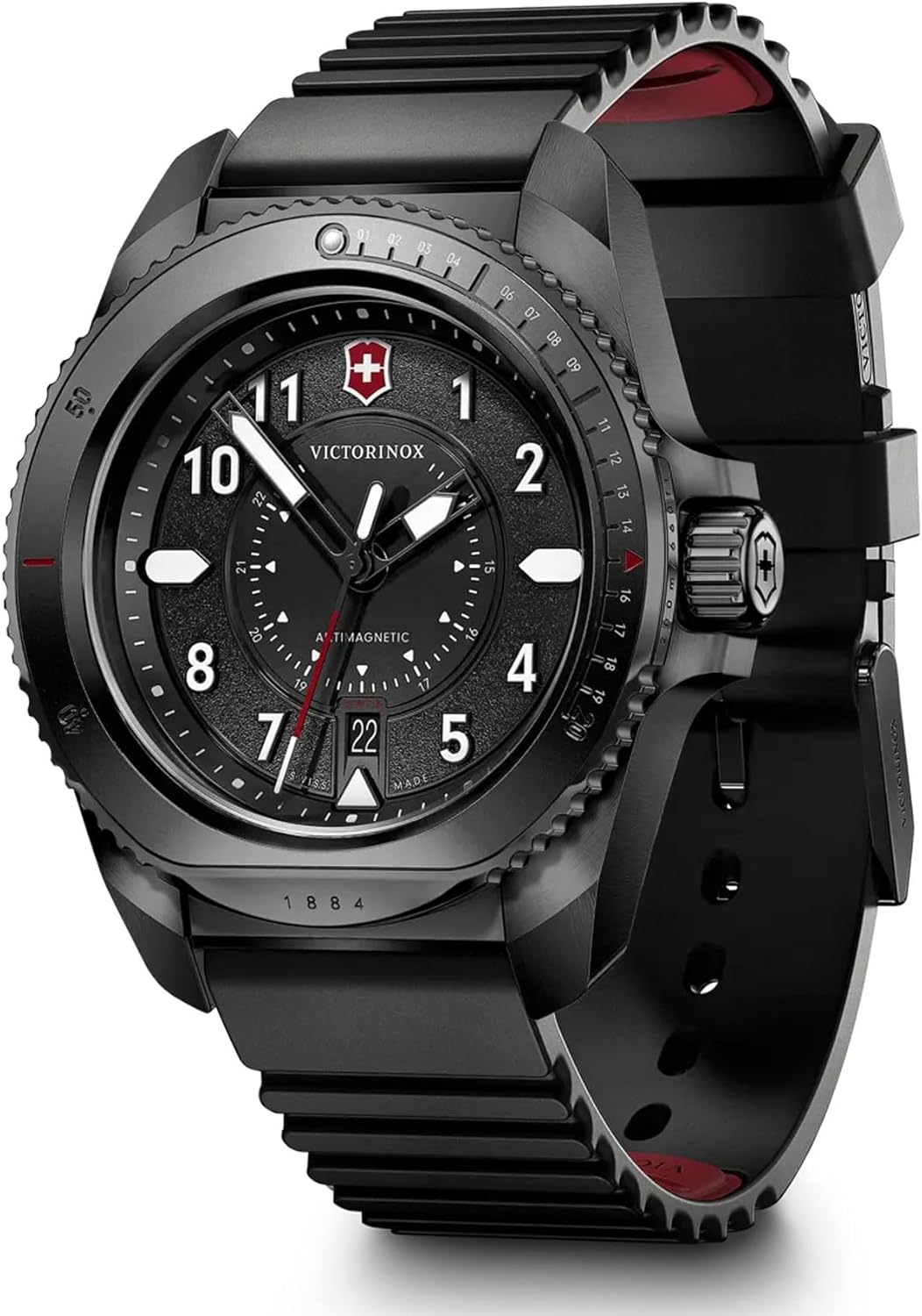 Victorinox Journey 1884 Ø 43 mm Reloj de Pulsera de Hombre, Swiss Made, Cuarzo analógico, Sumergible hasta 200 m