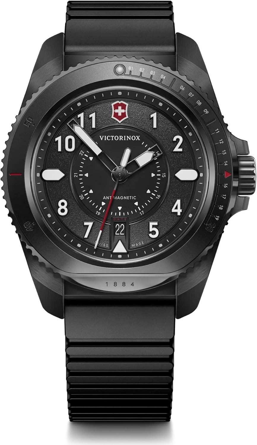 Victorinox Journey 1884 Ø 43 mm Reloj de Pulsera de Hombre, Swiss Made, Cuarzo analógico, Sumergible hasta 200 m