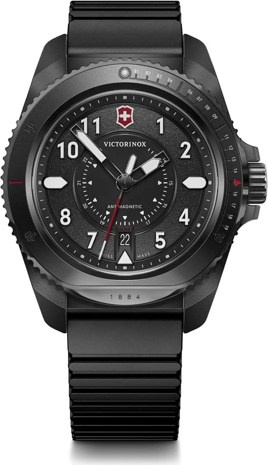 Victorinox Journey 1884 Ø 43 mm Reloj de Pulsera de Hombre, Swiss Made, Cuarzo analógico, Sumergible hasta 200 m