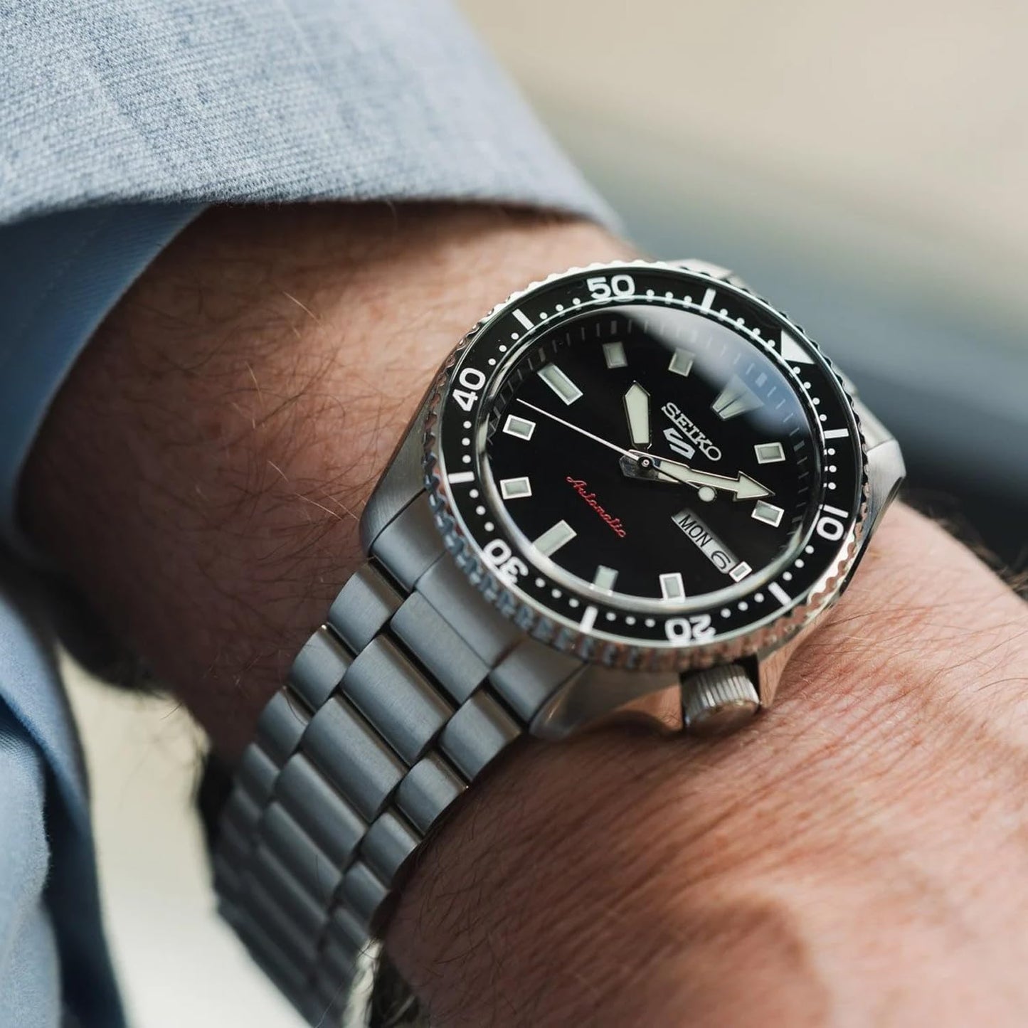 Seiko SRPL85K Sports Automatic - Reloj de pulsera para hombre