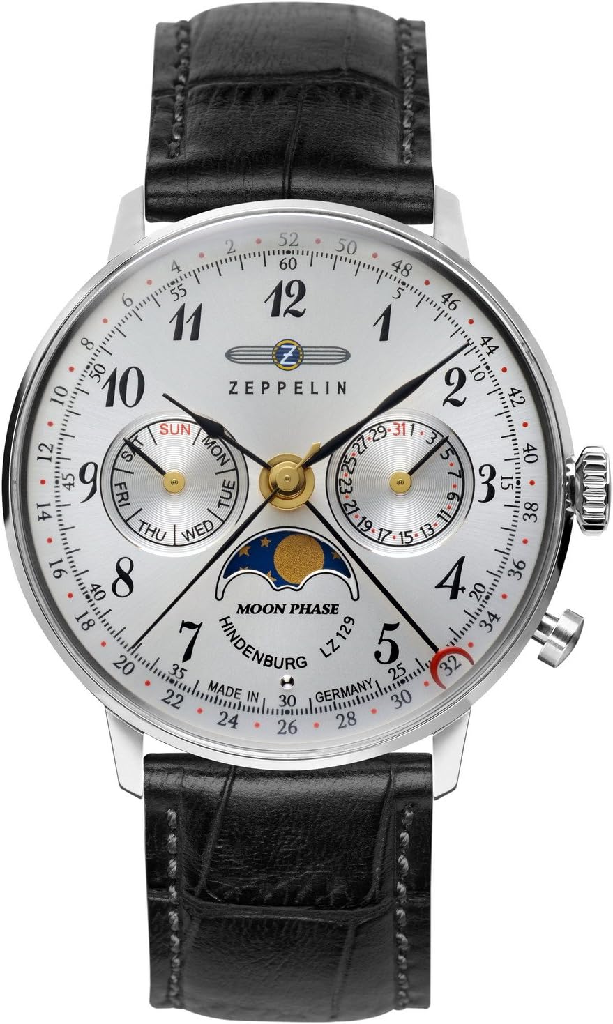 Watch - Zeppelin - for Unisex - 7037-1, Multicoloured, strip