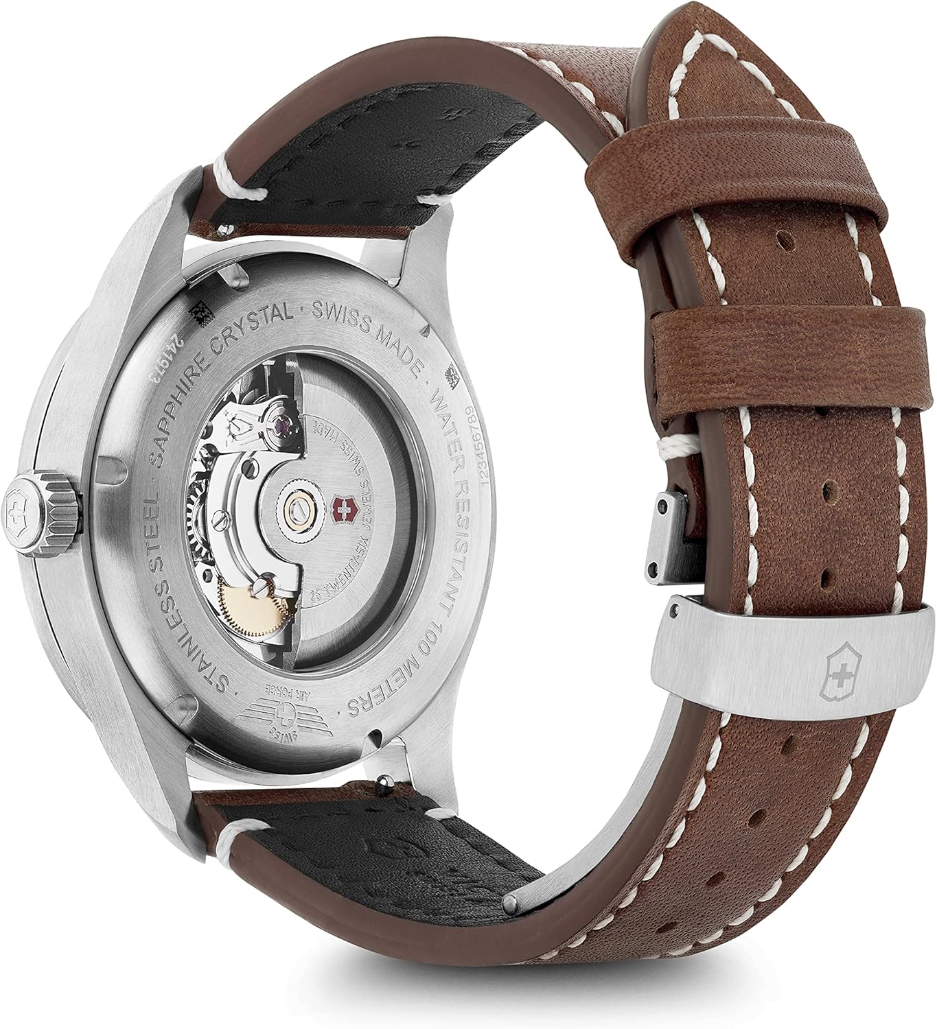 Victorinox Herren-Uhr AirBoss Mechanical, Herren-Armbanduhr, mechanisch, Wasserdicht bis 100 m, Gehäuse-Ø 42 mm, Armband 22 mm