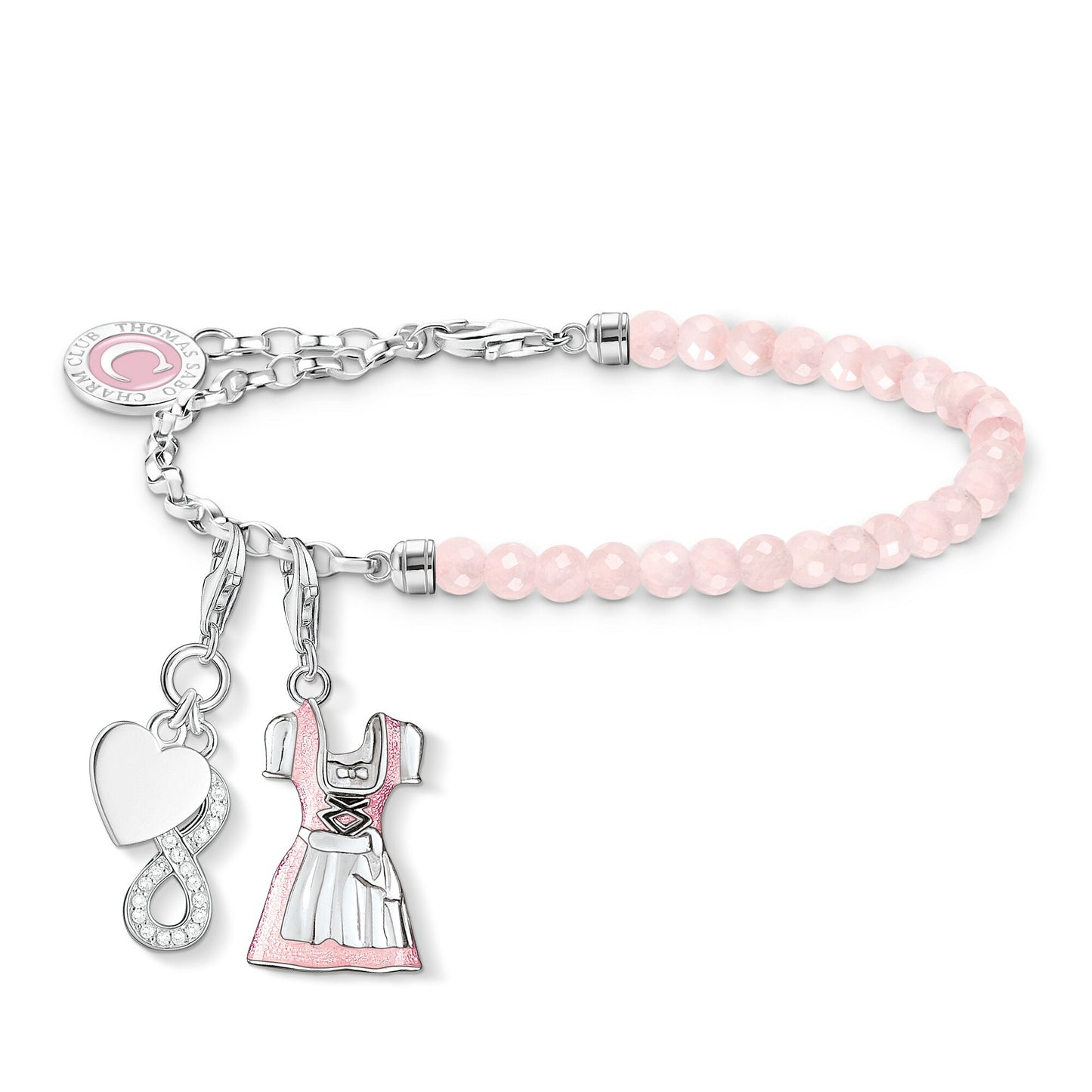 Thomas Sabo Charm corazón e infinito 1248-051-14