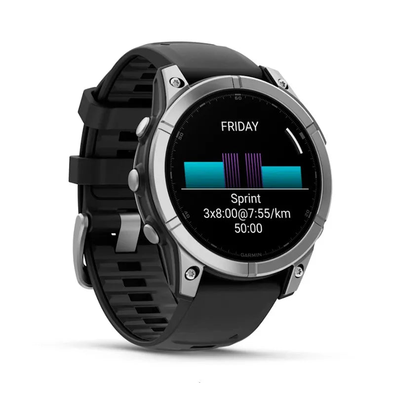 Garmin Reloj para hombre FENIX 8 E 47mm Amoled Acero Plata ref: 010-03025-01