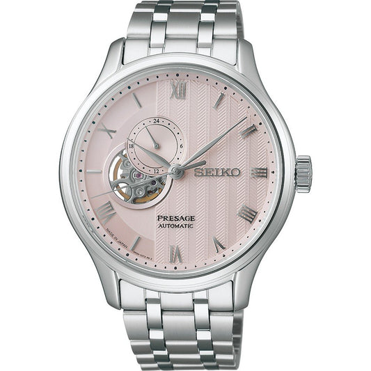 Reloj Seiko Hombre SSA465J1 Acero Plateado Bicolor Lila Automático 4R39